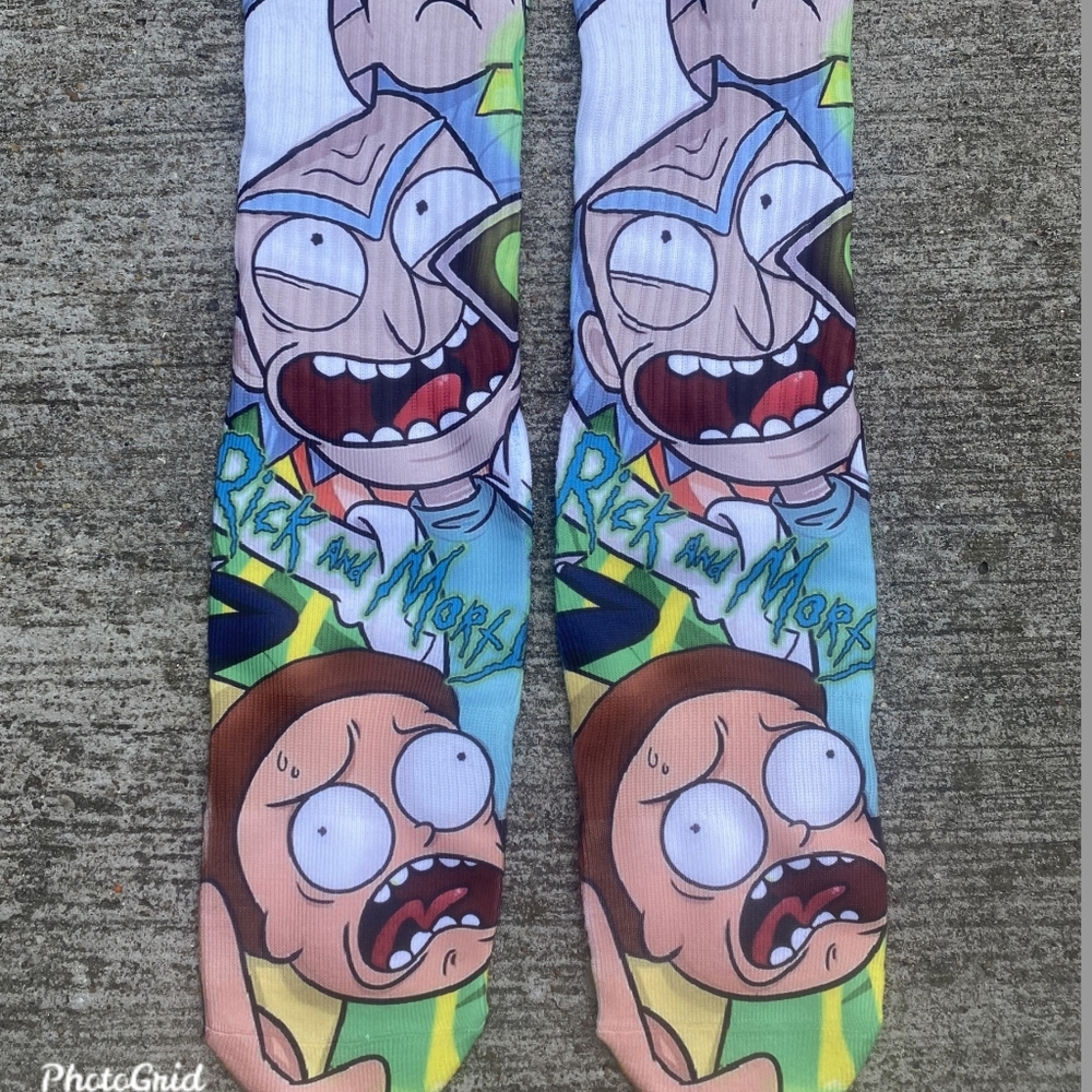 Rick and Morty socks